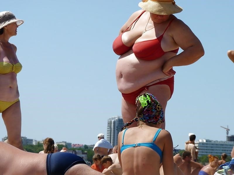 Nude big boobs on beach-5848