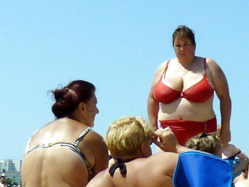 Nude big boobs on beach-6882