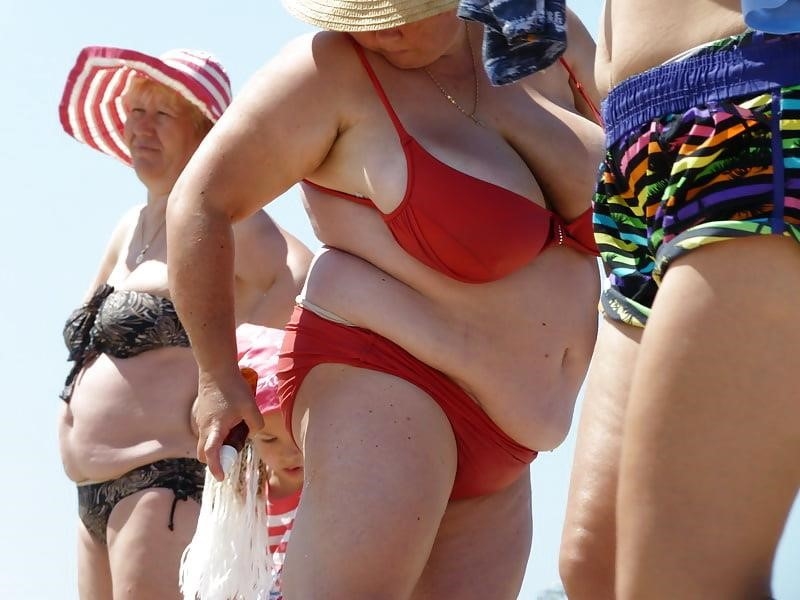 Nude big boobs on beach-8281