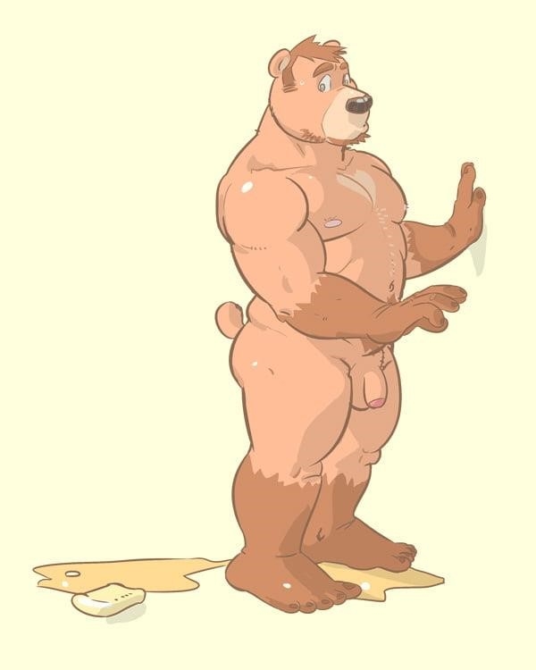 Gay feet bear-9082
