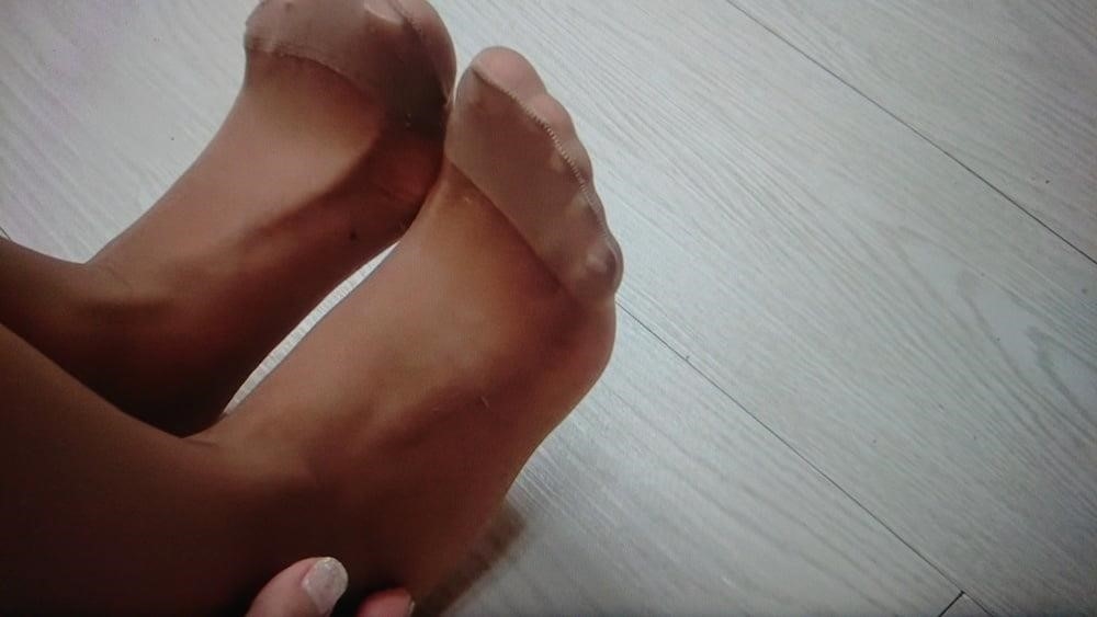 Nylon feet line porn-6268