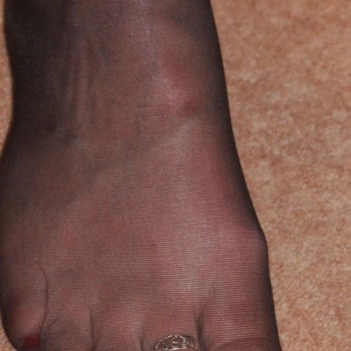 Nylon feet porn hd