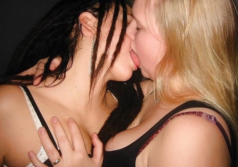 Sexy girl and girl kiss-1232
