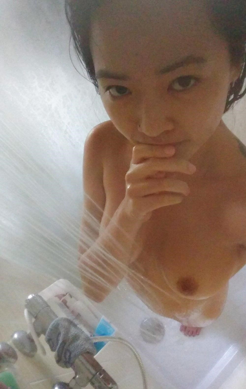 Asian teen selfie naked-7239