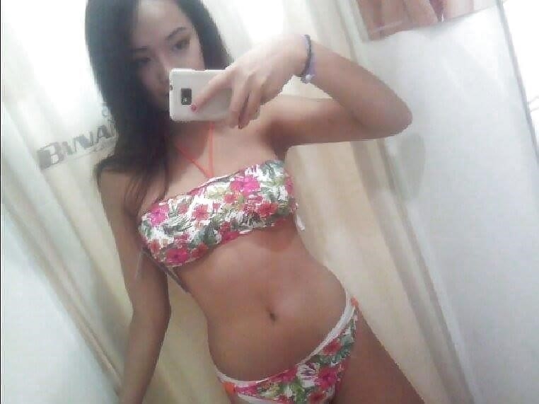 Asian teen selfie naked-9301