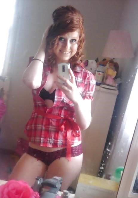 Ginger teen nude selfie-7104
