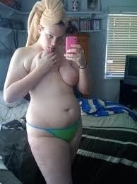 Naked fat girl selfies-4876