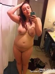Naked fat girl selfies-6939