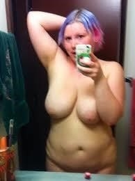 Naked fat girl selfies-8906