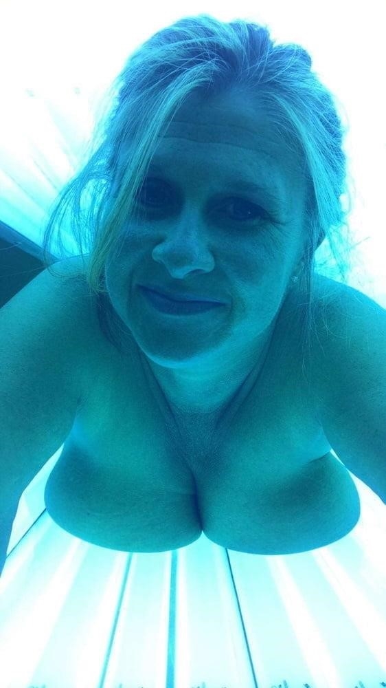 Nude tanning bed selfies-3918