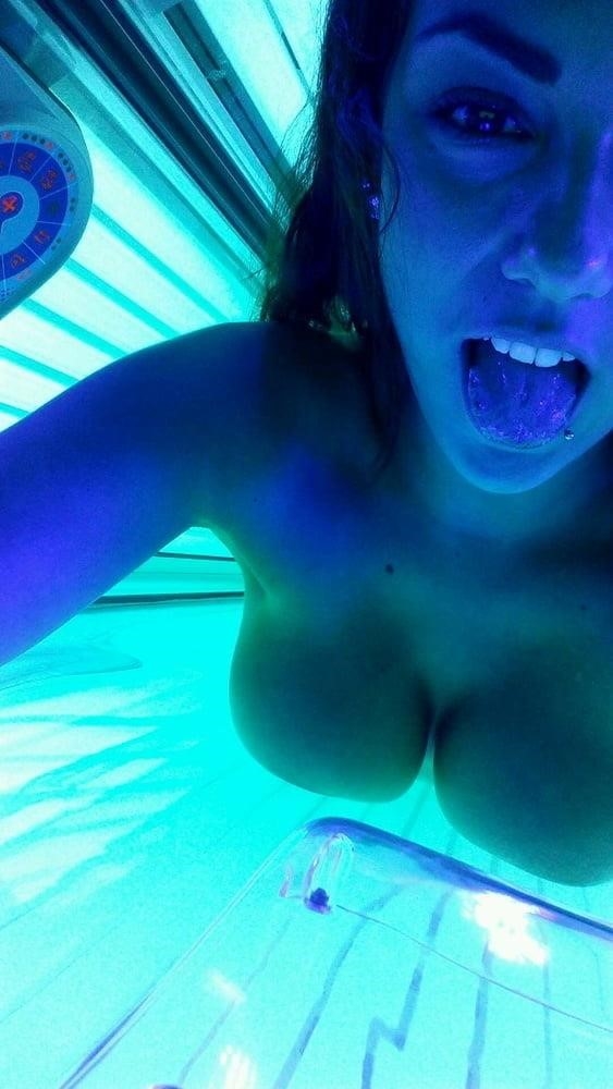Nude tanning bed selfies-5620