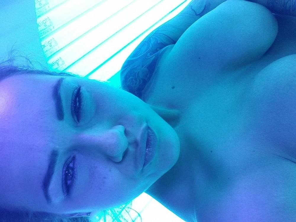 Nude tanning bed selfies-3721