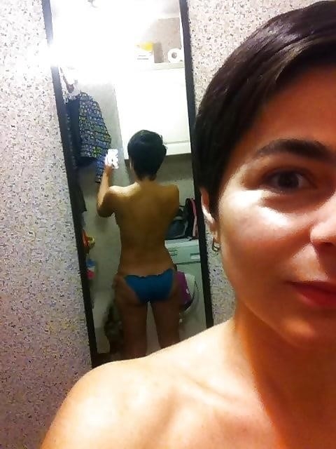 Short hair nude selfies-4979